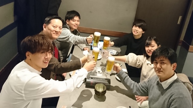 みんなで乾杯！