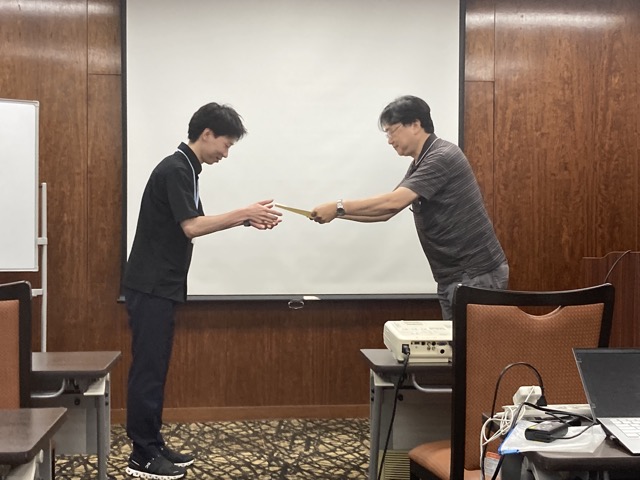 優秀講演賞を受賞しました！