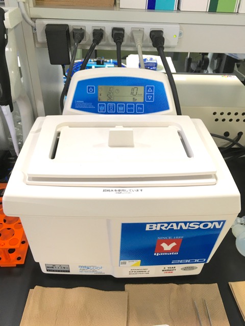 超音波洗浄器　Branson 2800